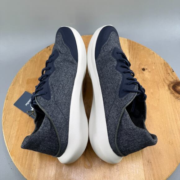 OluKai Koheo Hulu Men’s Size 11.5 Shoes Navy Blue Wool‎ Convertible Sneakers NEW main image 6